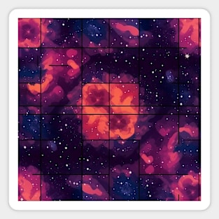 Boundless Expanse - Infinite Space Seamless Pattern Magnet